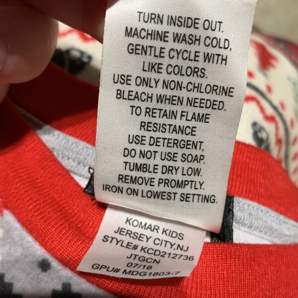 Cuddl Duds Christmas Pajama Top Bears Tree Print Family Matching - Picture 3 of 6